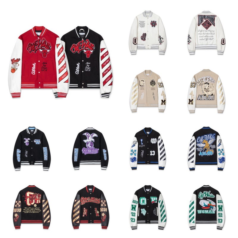 2025 New Ow Cartoon Lion King Pattern Embroidered Woolen Jacket For Men And Women Same Style One Piece - Image 2