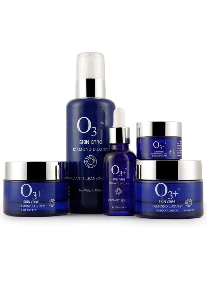 O3+ Diamond Luxury System Facial Kit For Bridal Makeup And Ultra Glow Treatments - Perfect For All Skin Types, Best for Brightening & Glowing Skin - Image 3