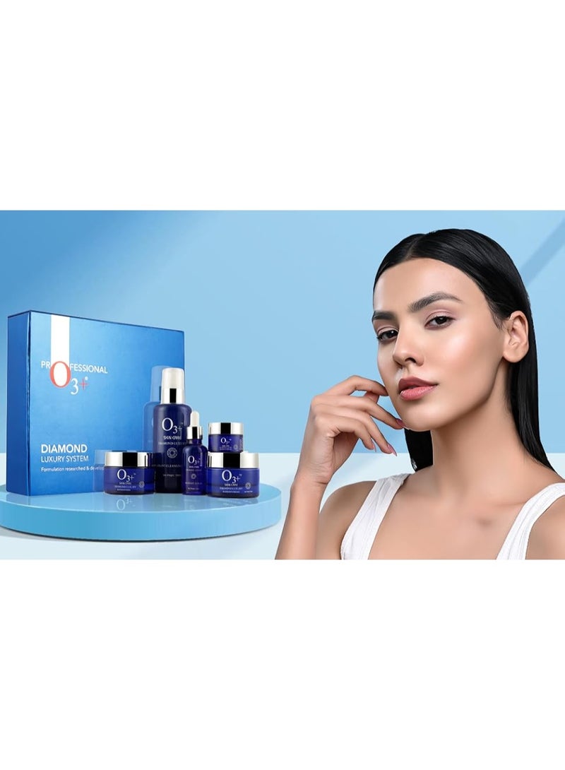 O3+ Diamond Luxury System Facial Kit For Bridal Makeup And Ultra Glow Treatments - Perfect For All Skin Types, Best for Brightening & Glowing Skin - Image 2