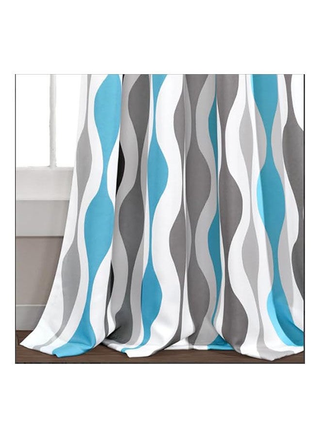 Intex Curtains House - Linen Velvet Fabric Light-Filtering Window Curtain With Back Tab Design 1 Pcs - Image 1