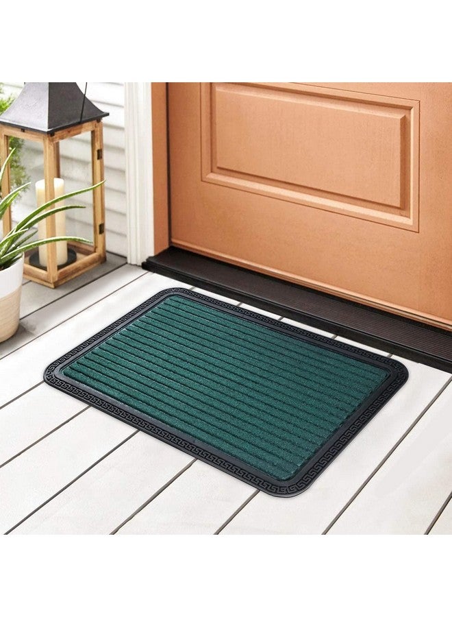 HOKIPO 40X60cm Polypropylene Outdoor mat for Entrance, Welcome mat, Green (IN521) - Image 1