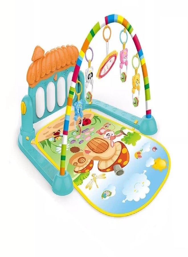 AASMUDRAT Kick and Play Multi-Function ABS High Grade Plastic Piano Baby Gym and Fitness Rack Products Musical Keyboard Mat Piano Mat - Image 1