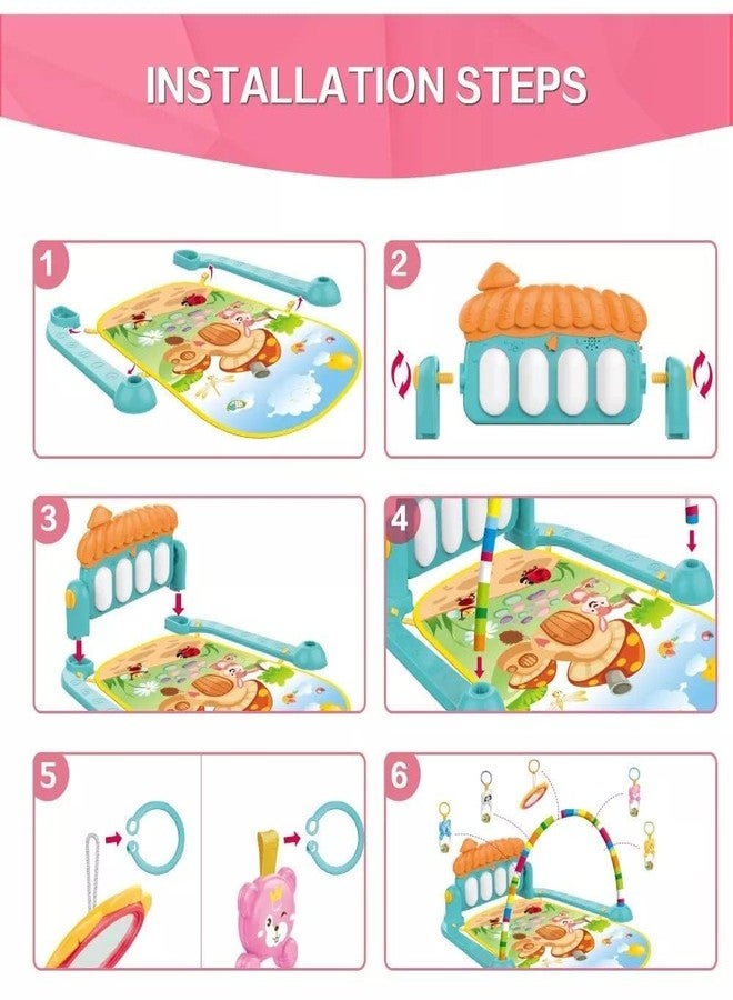 AASMUDRAT Kick and Play Multi-Function ABS High Grade Plastic Piano Baby Gym and Fitness Rack Products Musical Keyboard Mat Piano Mat - Image 4