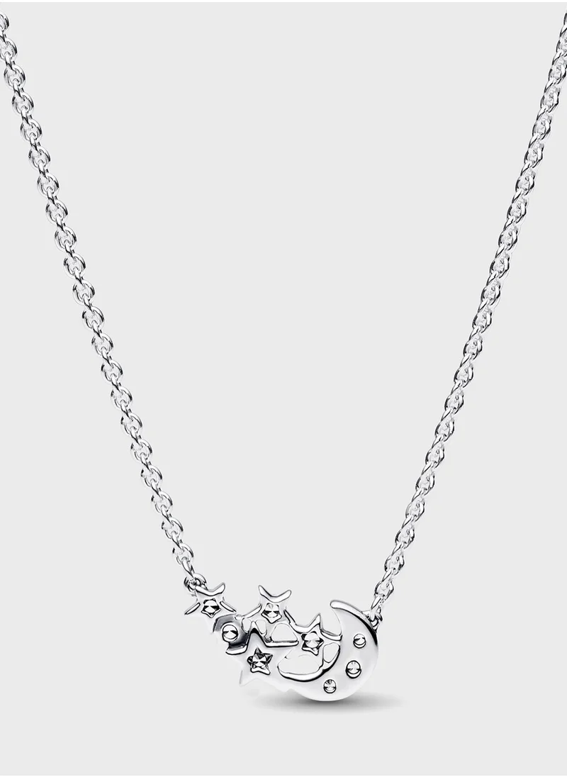 PANDORA Sparkling Moon & Star Collier Necklace