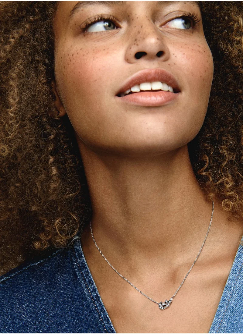 PANDORA Sparkling Moon & Star Collier Necklace
