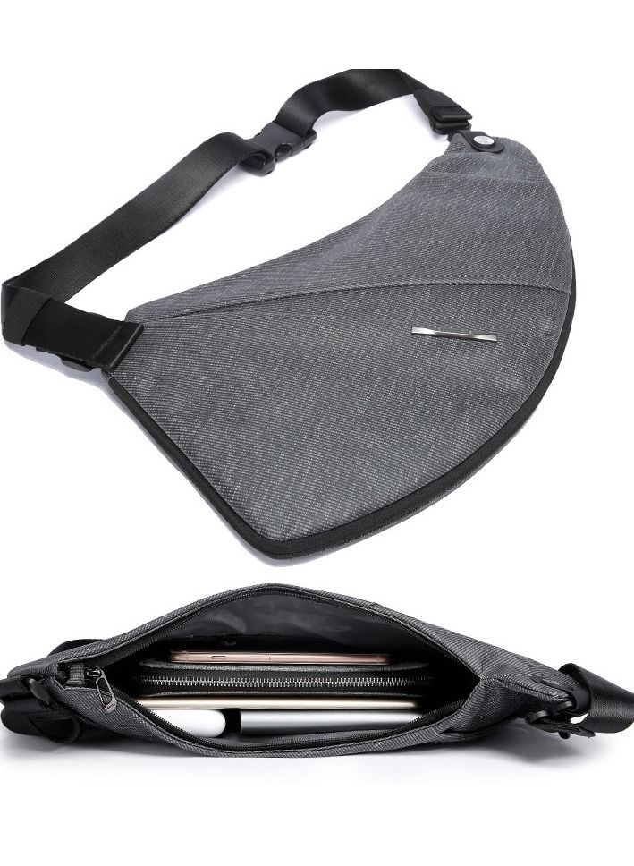 BANGE Bange Sling Shoulder Chest Men Bag Lightweight Slim Expandable Design Unisex  - Image 2