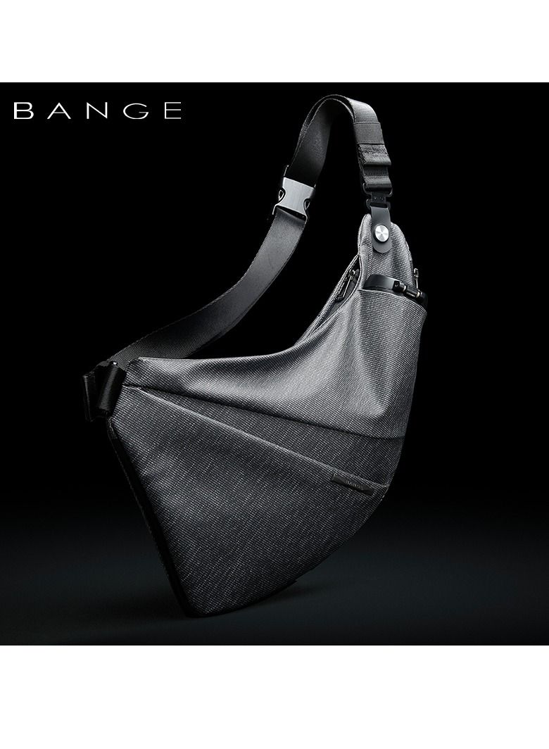 BANGE Bange Sling Shoulder Chest Men Bag Lightweight Slim Expandable Design Unisex  - Image 3