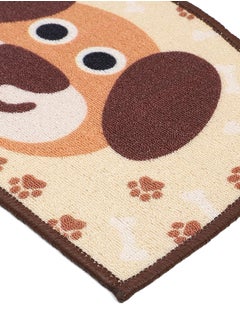 Status Contract Status Contract Semi Circle/D-Shape Puppy Entrance Floor Door Mats Home Decor Non-Slip Carpet for Bathroom, Bedroom, Balcony, Living Room Washable Dirt Trapper (15 x 23 inch)  - Image 5