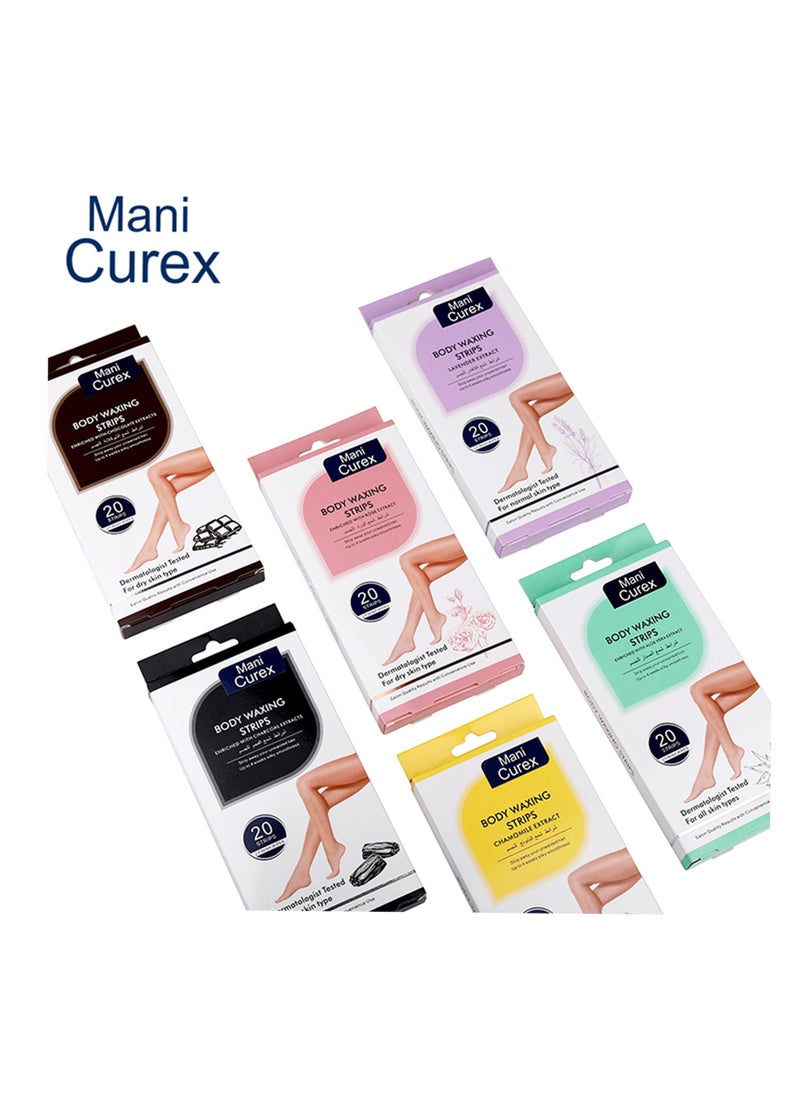 Mani Curex Body Waxing Strips enriched with charcoal extracts  - Image 4