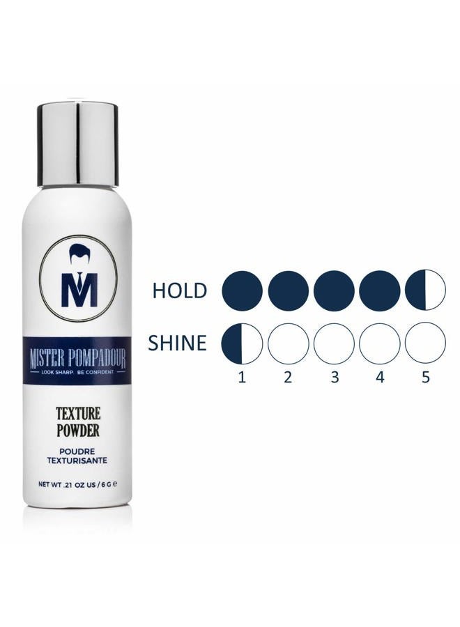 Mister Pompadour Texture Powder | Dry Volumizing Powder for Men and Women | Instant Volume for Fine, Straight, Thin or Thinning Hair | Natural Ingredients | Invisible and Scent Free Hold - Image 3