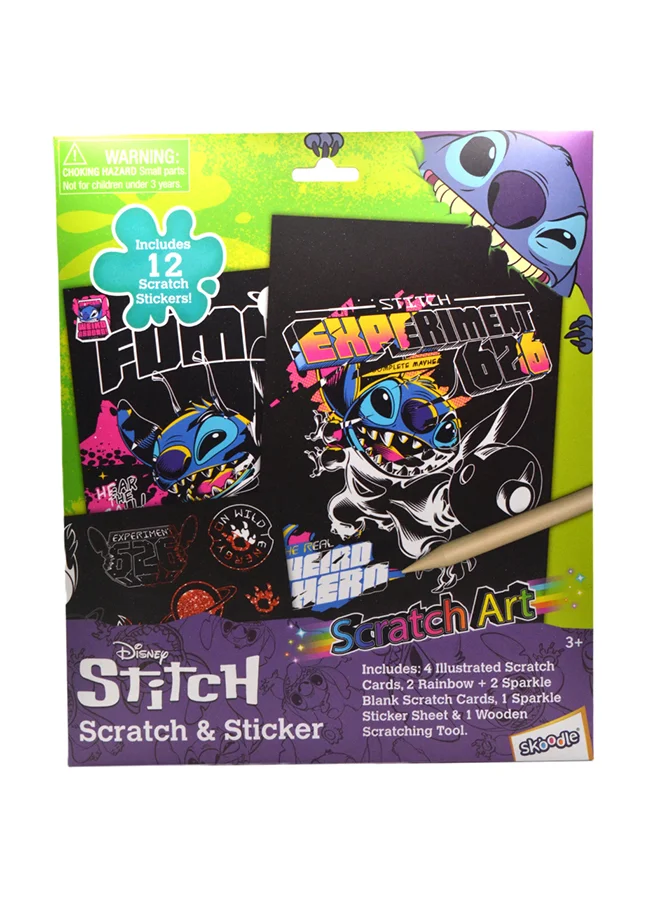 Disney Stitch Scratch Scribble