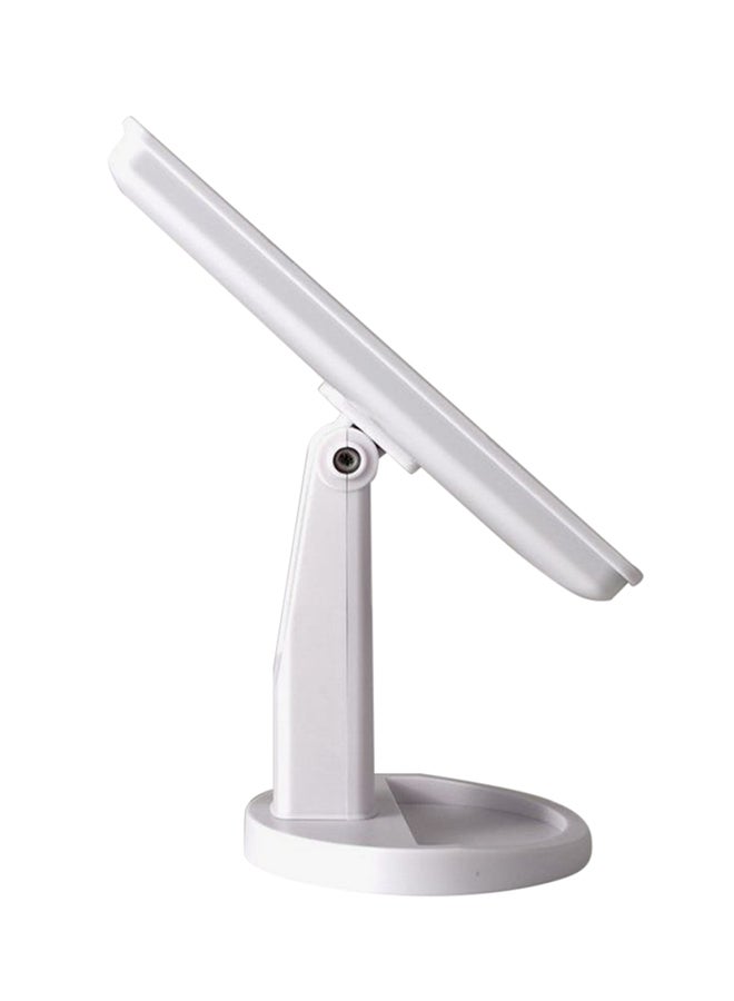 اليشمك مرآة ماكياج مزودة بمصابيح LED متعدد الألوان 22x16سم - Image 3