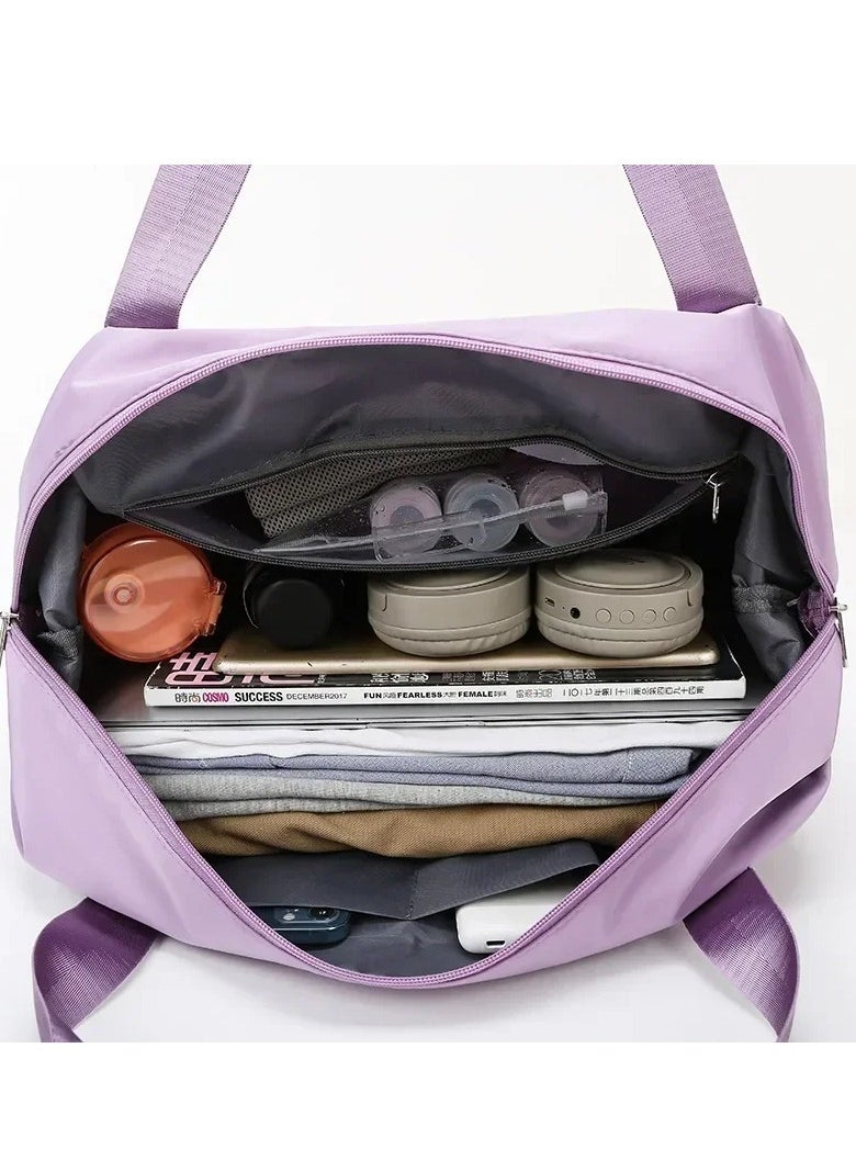 AROAQ - Large Capacity Folding Travel Bag, Lightweight Waterproof Foldable Travel Duffel Bag, Multifunctional Waterproof Carry on Luggage Bag - Image 1