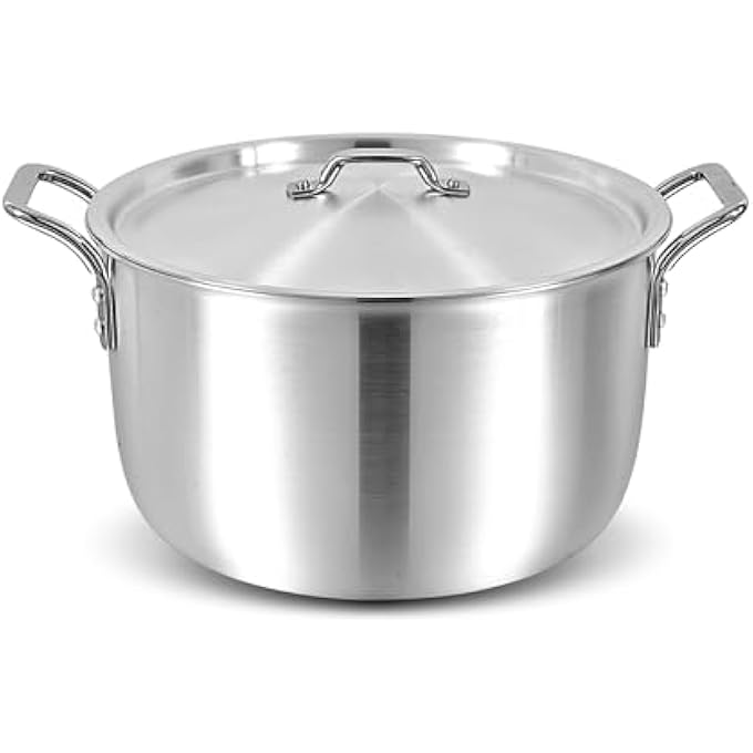 BLACKSTONE Aluminium Cooking Pot With Handle And Aluminium Lid 26Cm  65L - Image 1