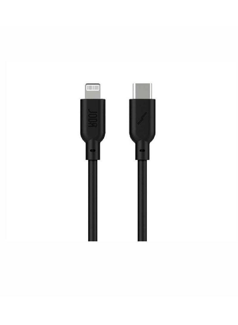 جودا كيبل شحن تايب سي الى لايتينق سريع وامن بقوة تصل الى 60 واط بطول 1 متر - Image 1