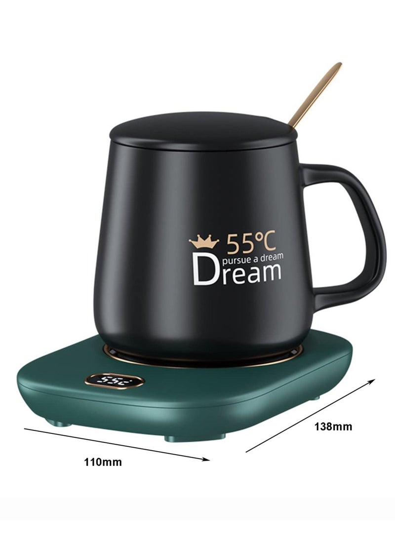 Coffee Mug Warmer, USB Coffee Mug Warmer for Desk, USB Tea Cup Warmer Coaster USB, Smart Magic Electric Coffee Drink Mug Warmer Coaster, Mug Cup Heater Pad, Cup Warmer Heating USB （Without Cup）