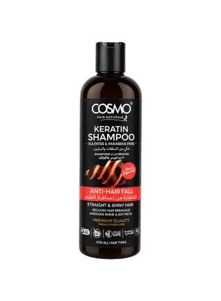 Keratin Shampoo Anti Hair Fall Free of Parabens And Sulfates 480Ml