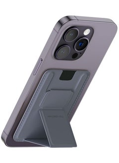 AMAZINGthing Smoothie Pro MagSafe Wallet Card Holder with Hand Grip & Multi Angle Stand for iPhone 14 / 13 / 12 Series - Deep Purple  - Image 1