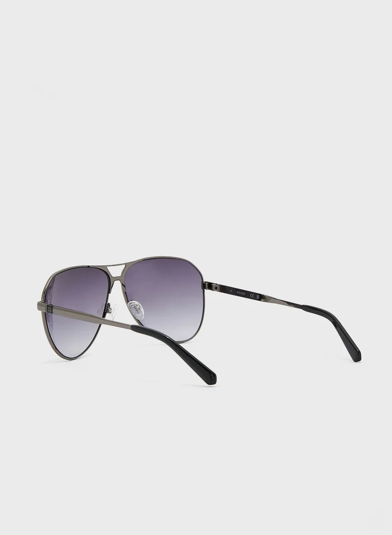 GUESS Metal Shaped Sunglasses