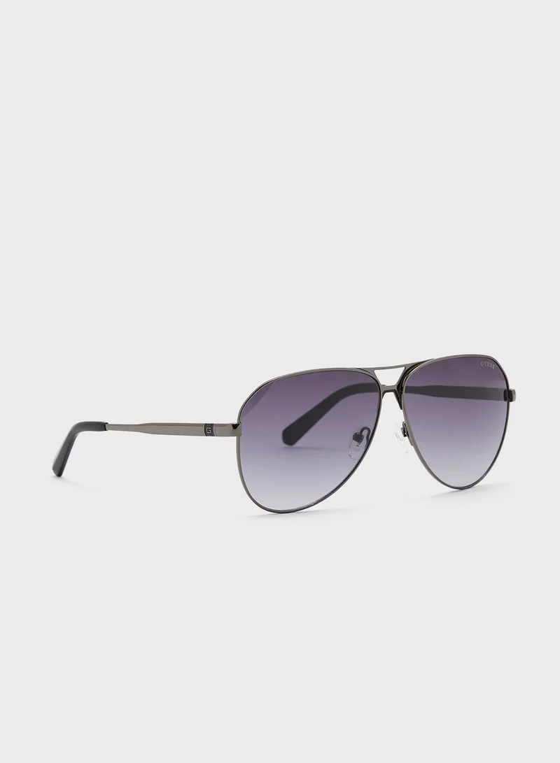 GUESS Metal Shaped Sunglasses
