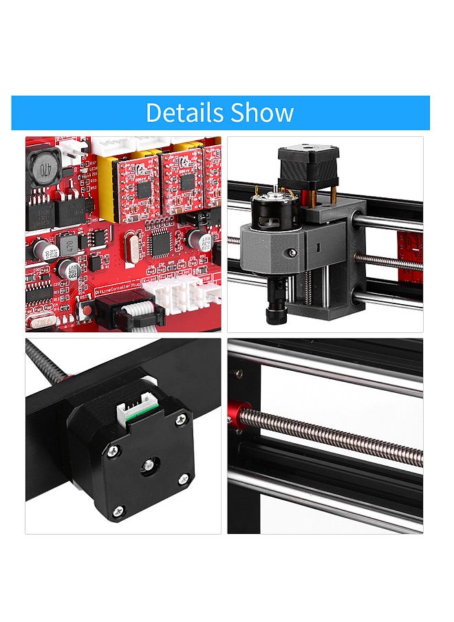 Generic - 5500mw Upgrade Version CNC 30*18 PRO GRBL Control DIY Mini CNC Machine 3 Axis Pcb Milling Machine Wood Router Engraver with Offline Controller - Image 1