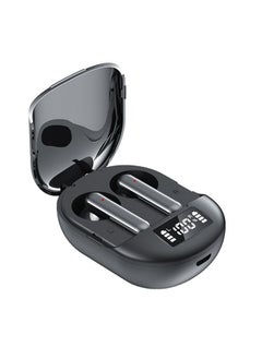 k40 wireless Bluetooth headphone TWS 5.3 digital display low latency in-ear Black