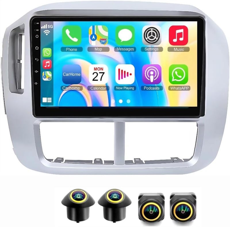 Vierex Honda Pilot Car Stereo with Wireless CarPlay and Android Auto - Image 1