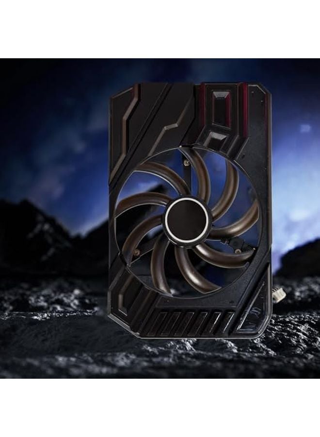 GA91S2U مروحة VGA بـ 4 دبابيس 12 فولت مبرد لوحدة معالجة الرسومات لبطاقة الرسومات GTX 1660 و1660S و1660TI - Image 3