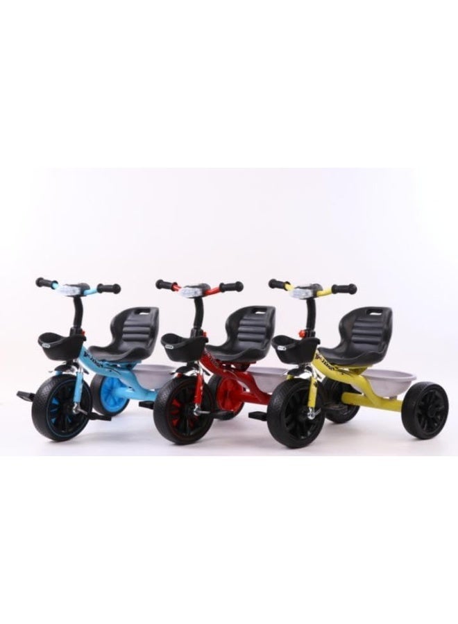 Kids Tricycle, New Version Outdoor and Indoor Kids Tricycle (Red) - Image 2