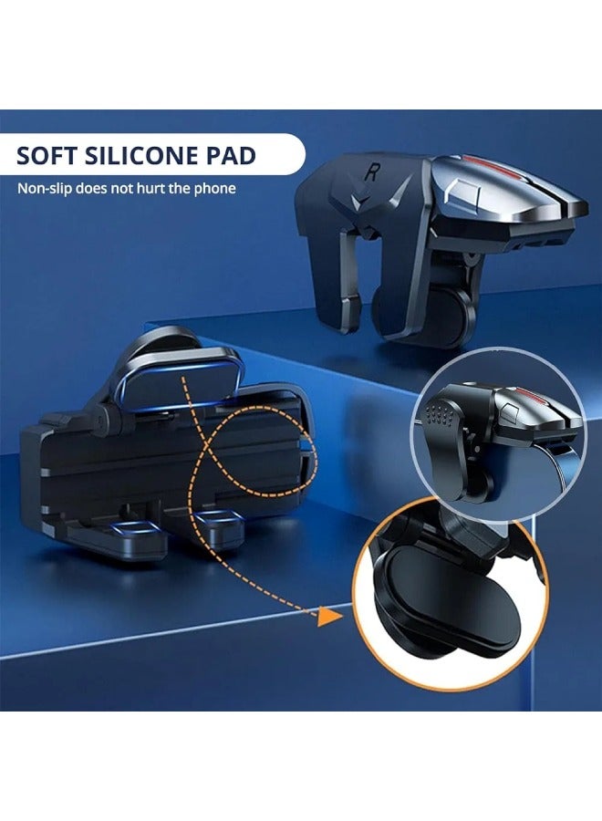 Beauenty Mobile Controller with 6 Triggers - Game Controller for easy aiming and High winrate - 6-Finger Mobile Triggers Compatible with iPhone, Android, and iPad - Image 2