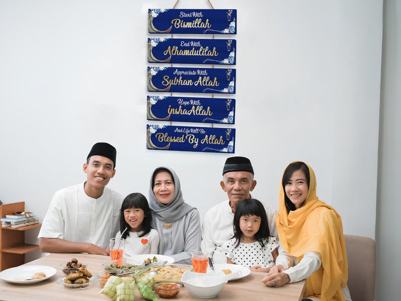 OLEEK islamic wall art - ramadan decorations for home 2026 - Islamic wall decor - bismillah walls decor - ramadan decor - ramadan wall decor - ramadan eid gifts for woman - eid decorations for home - Image 3