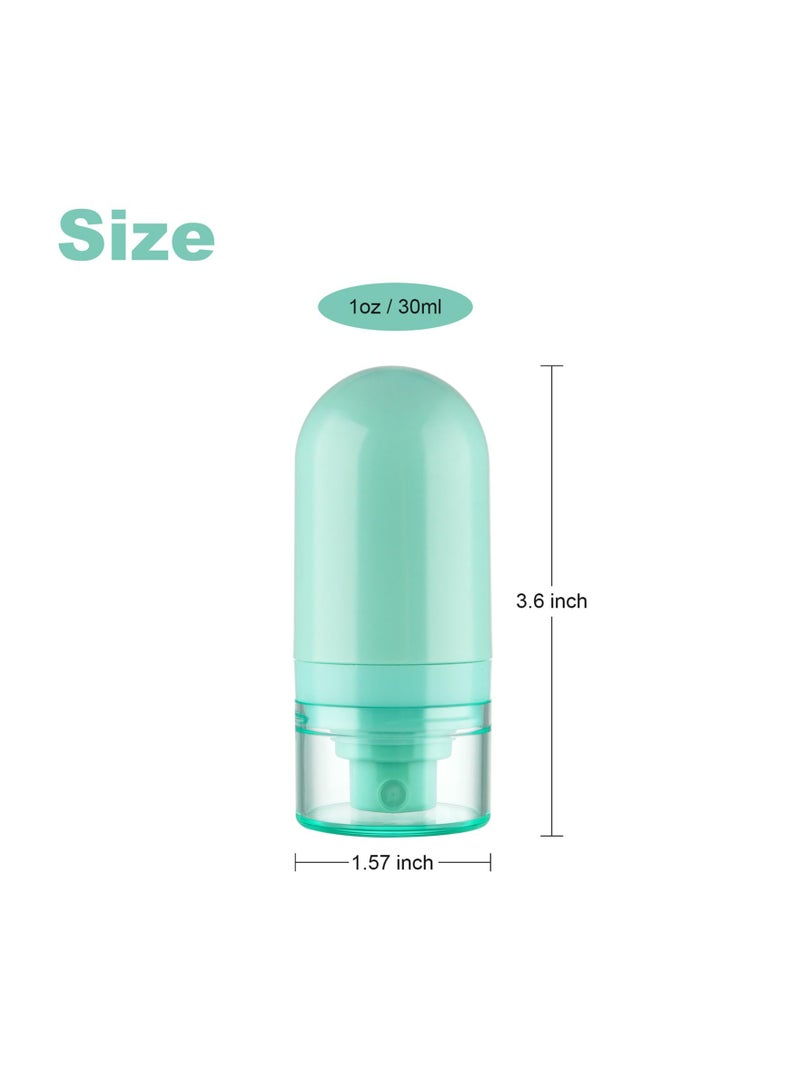 SOLARAE Mini Fine Mist Spray Bottles, TSA Approved 1oz/30ml Leak-Proof Airless Travel Spray Containers for Perfumes, Skincare, Water, and Cosmetics - 6 Pack in 3 Colors - Image 4