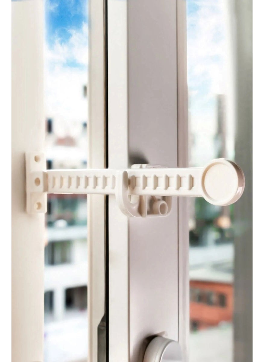 İdeal Baby - Window Child Lock Window Lock Window Ventilation Handle Baby Child Safety 5 Pcs - Image 1