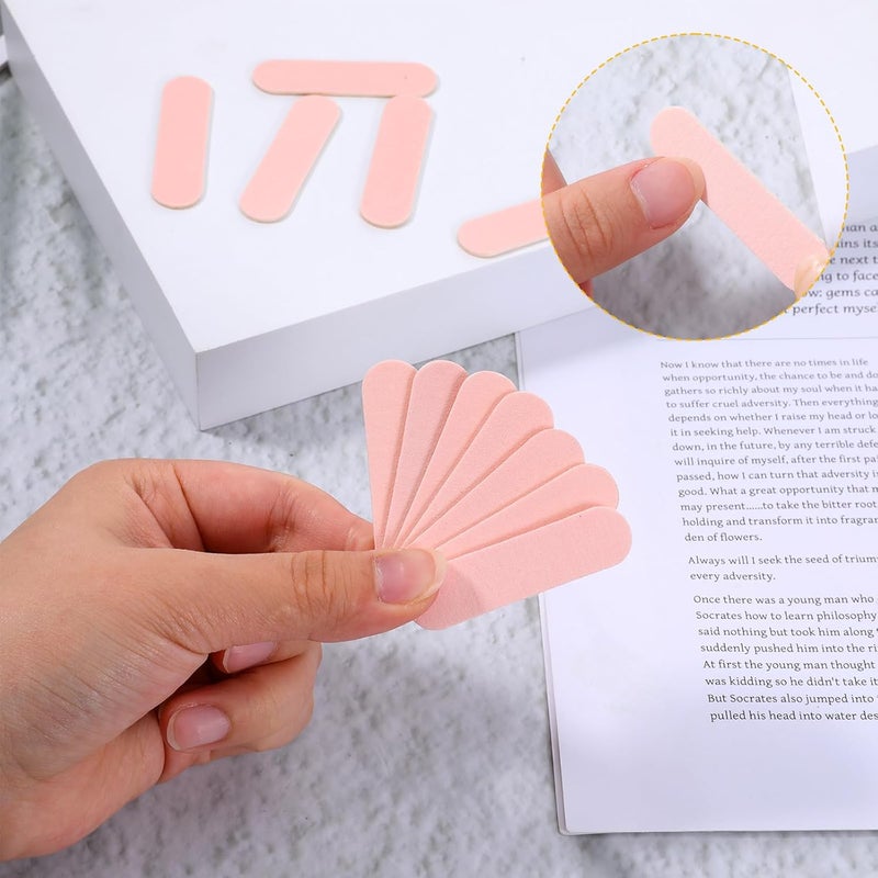 Ajcotahm 20PCS Mini Nail File Mini Cuticle Pusher for Press on Nails, Disposable Double Sided Nail Files Manicure Pedicure Tools - Image 5