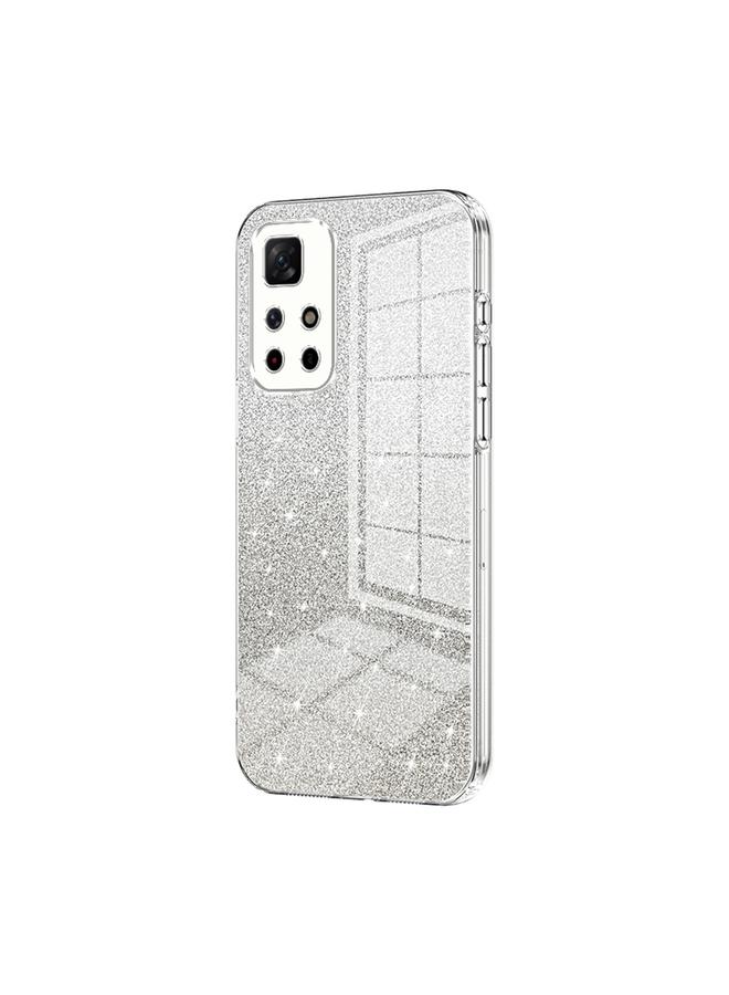 erorex Case For Xiaomi Redmi Note 11T 5G/Note 11S 5G Gradient Glitter Powder Electroplated Phone Case - Image 1