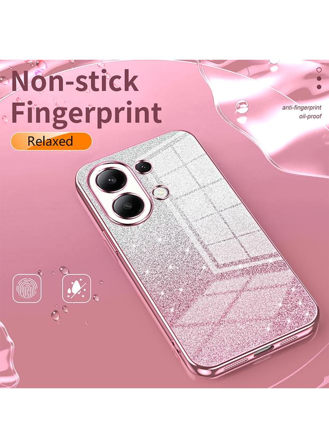 erorex Case For Xiaomi Redmi Note 11T 5G/Note 11S 5G Gradient Glitter Powder Electroplated Phone Case - Image 4