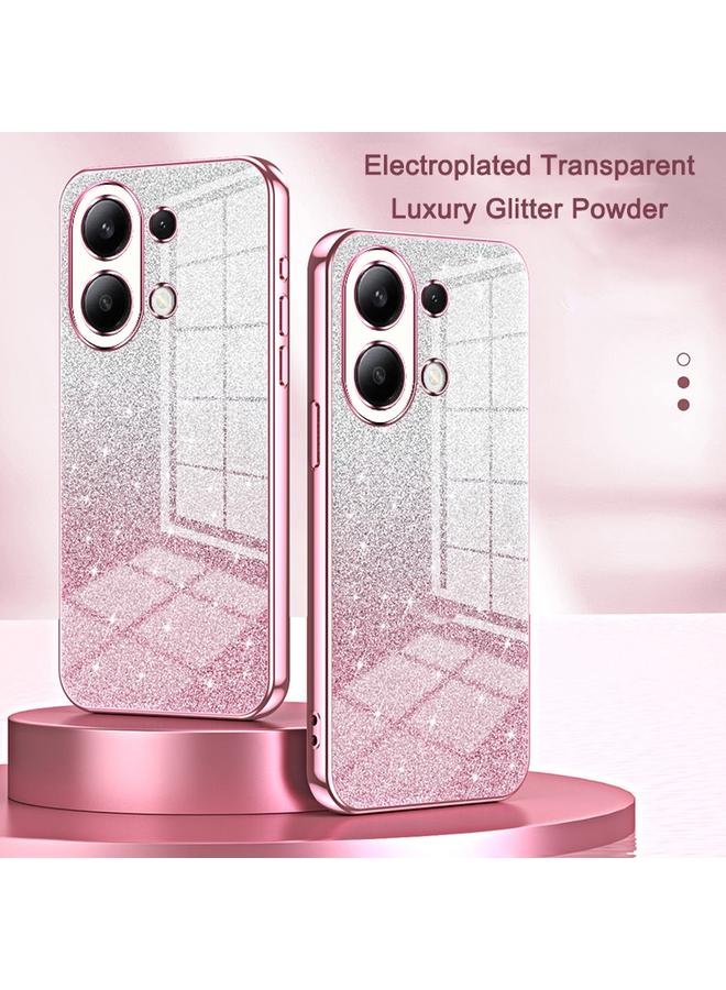 erorex Case For Xiaomi Redmi Note 11T 5G/Note 11S 5G Gradient Glitter Powder Electroplated Phone Case - Image 2