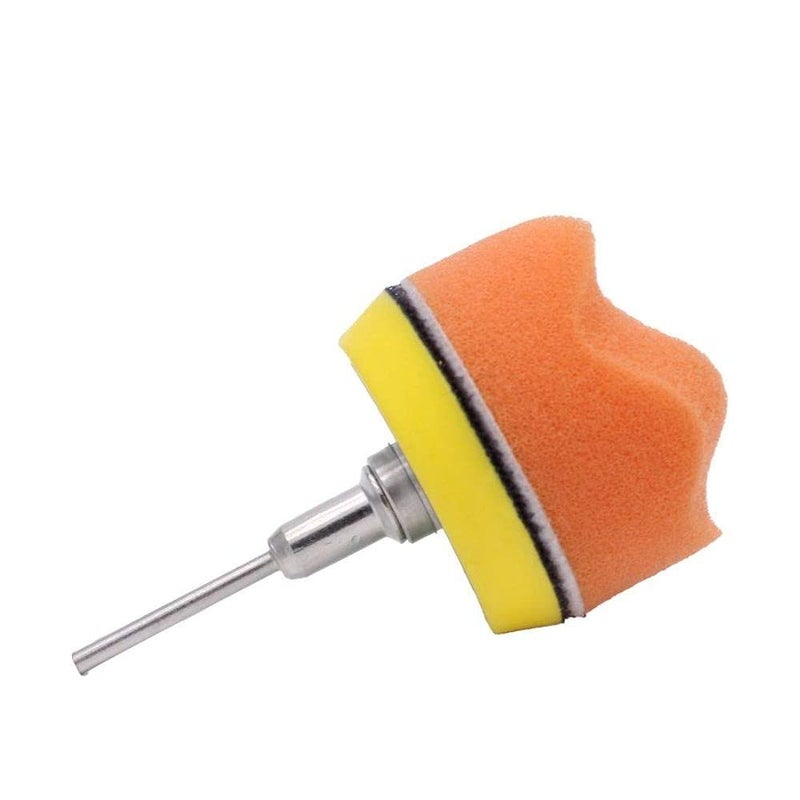 DIY Crafts CT-DIY-HI-41896 3" Wave Sponge Polishing Pad with 3" Buffing Backing Plate Tools Kit (Pack of 11 Pcs) - Image 4