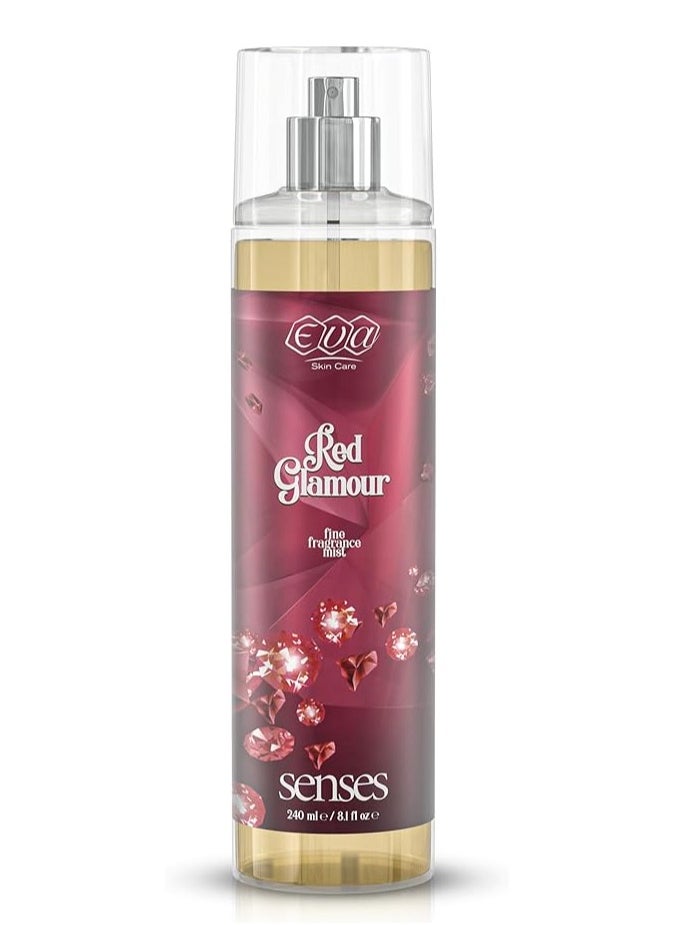Eva Eva Skin Care Fine Fragrance Mist Red Glamour - 240 Ml 