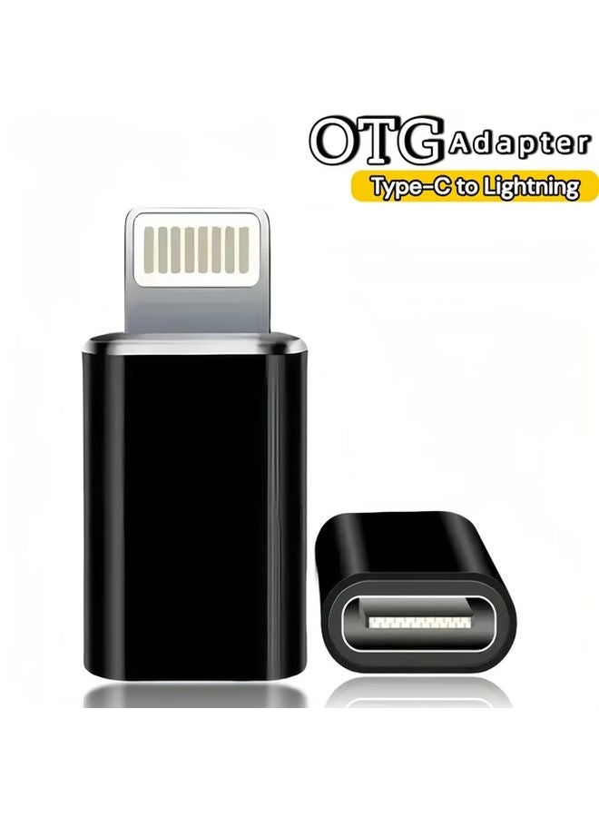 Type C to Lightning Adapter 1 Pack USB C Female to iPhone Charger Cable Converter - Image 2