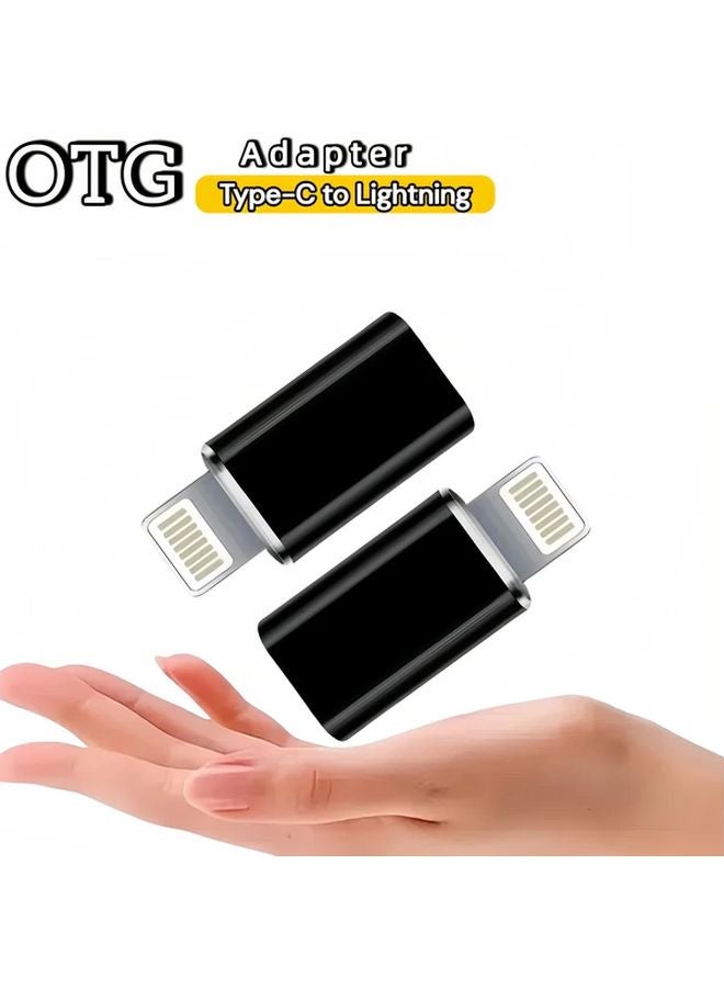 Type C to Lightning Adapter 1 Pack USB C Female to iPhone Charger Cable Converter - Image 4