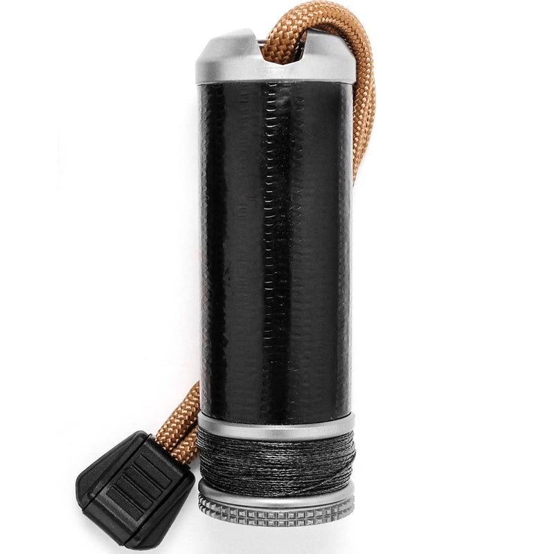 Exotac ripSPOOL Lightweight Bushcraft and Survival Complete Field Repair Kit and FireCord Lanyard for First Aid, Fire-Starting, Tool Creation, Fishing, and Navigation Tasks, Made in The USA - Image 1