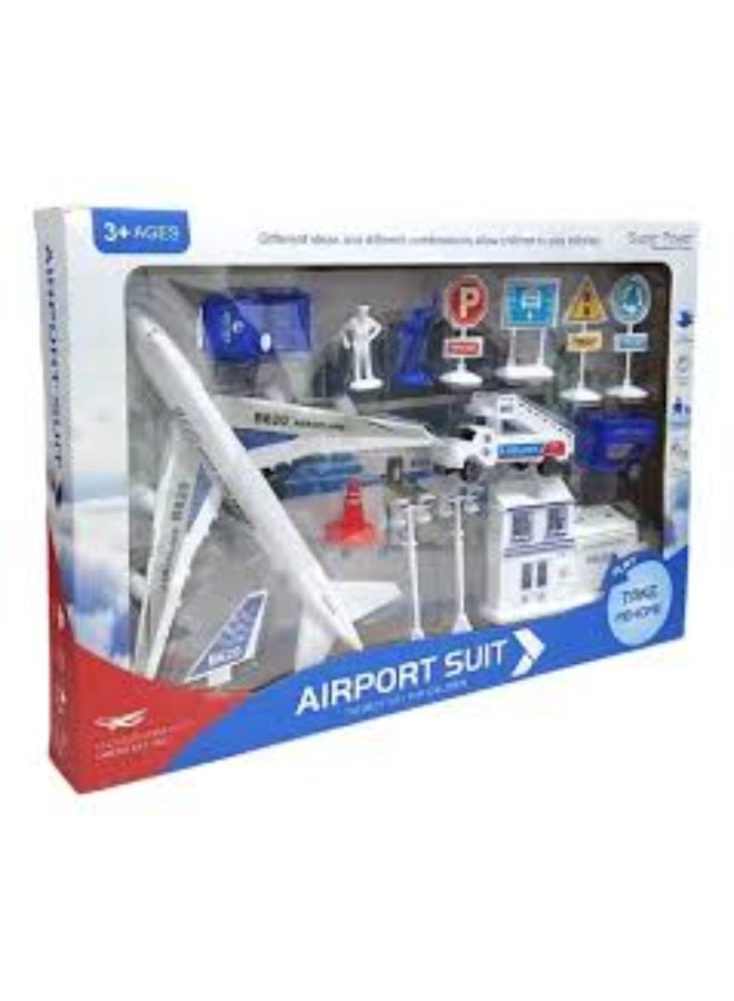 دريمزون مجموعة ألعاب محاكاة بدلة المطار للأطفال (3 سنوات فما فوق) - Image 2