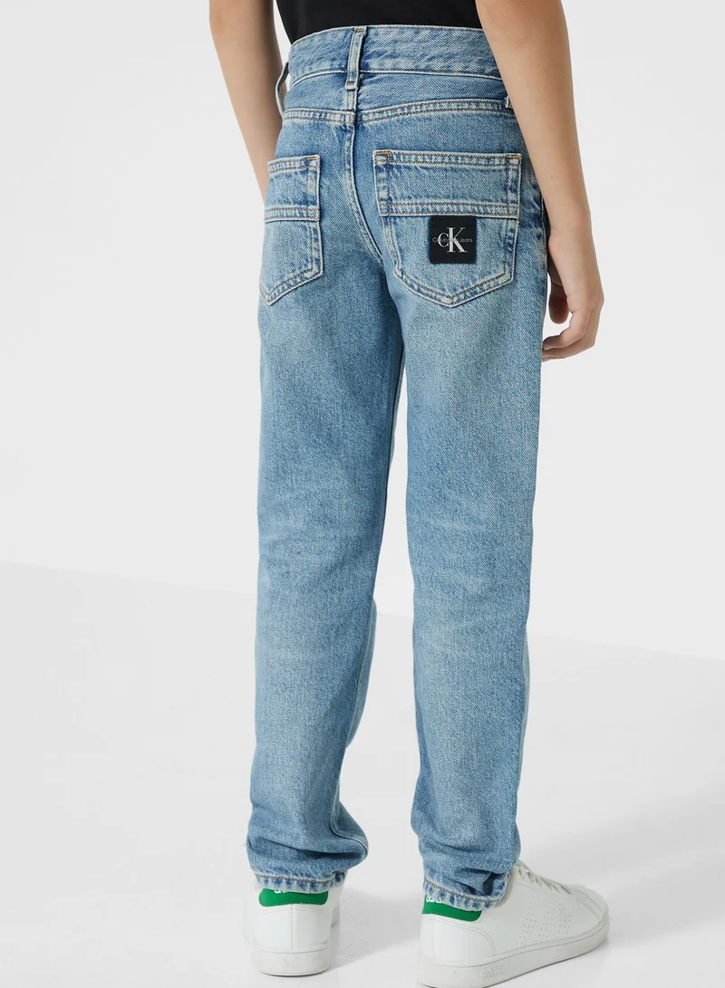 Calvin Klein Jeans Youth Straight Fit Jeans