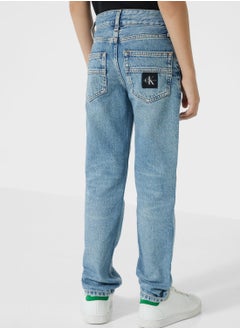 Calvin Klein Jeans Youth Straight Fit Jeans  - Image 3