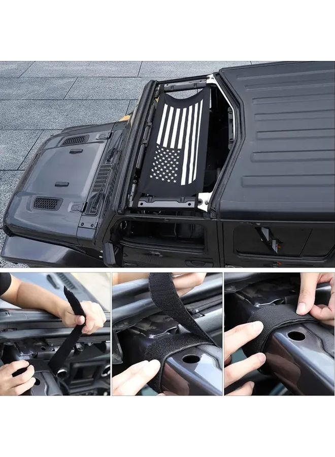 USA Flag Roof Hammock Waterproof Nylon Comfortable for Jeep Wrangler 1987 2021 Outdoor Use - Image 4