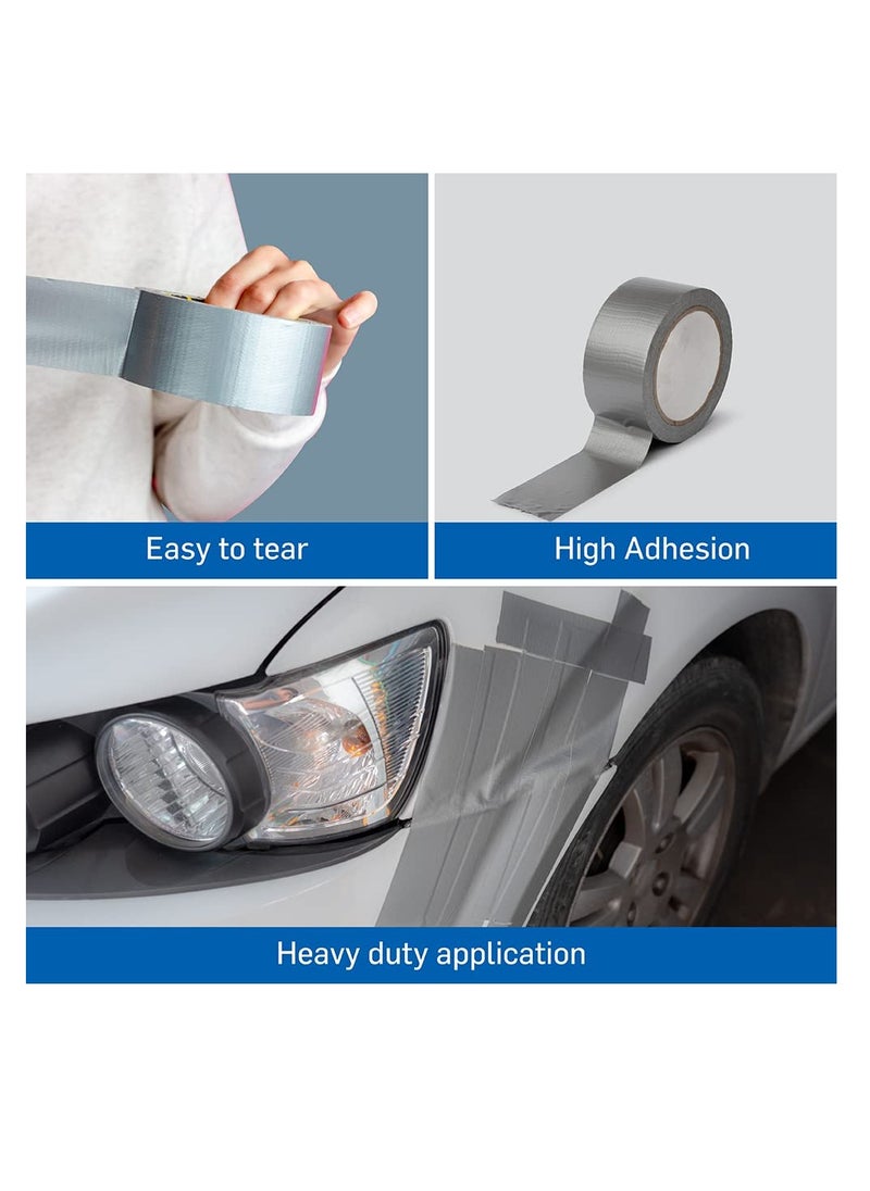 STEELGRIP Steelgrip Multi Purpose Duct Tape | Super-strong and Waterproof | Easy to Tear All Purpose Adhesive Tape (48 mm X 25 meters)  - Image 3