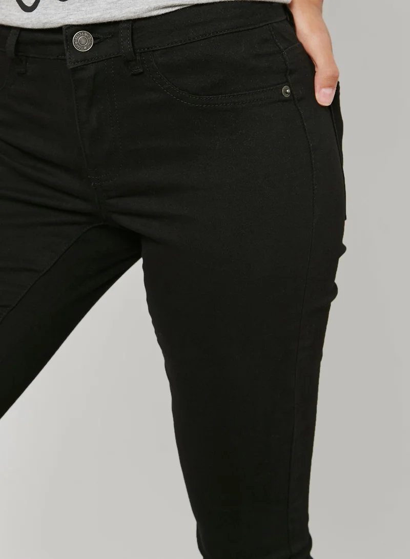 Jacqueline de Yong Cropped Skinny Fit Pants