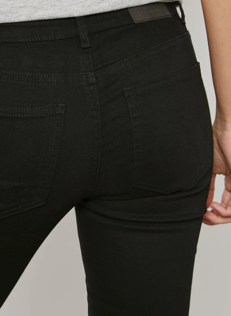 Jacqueline de Yong Cropped Skinny Fit Pants