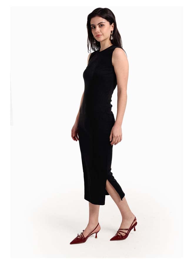 Carina Slim Fit Midi Dress  - Image 2